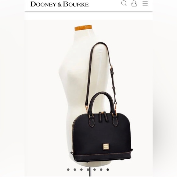 Dooney & Bourke Pebble Grain Zip Zip Satchel - Picture 2 of 4